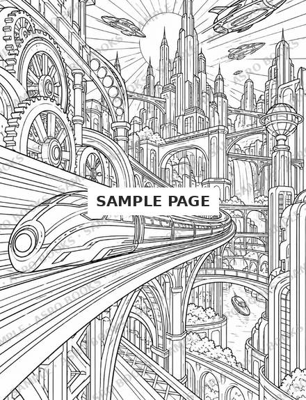 Coloring Through Modern Art, inside page 2